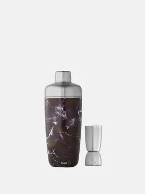 S'well 18oz Black Marble Cocktail Shaker Set
