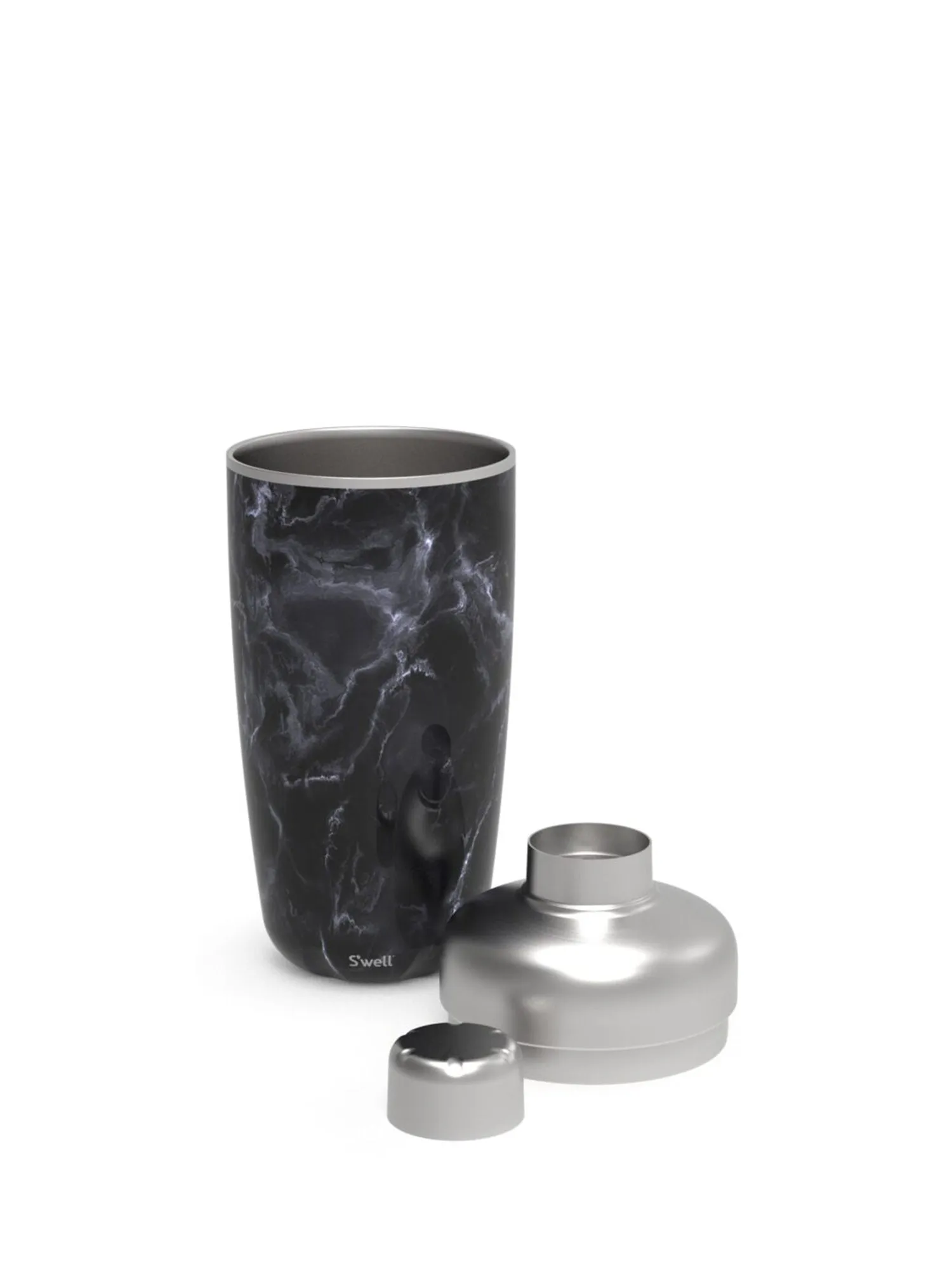 S'well 18oz Black Marble Cocktail Shaker Set