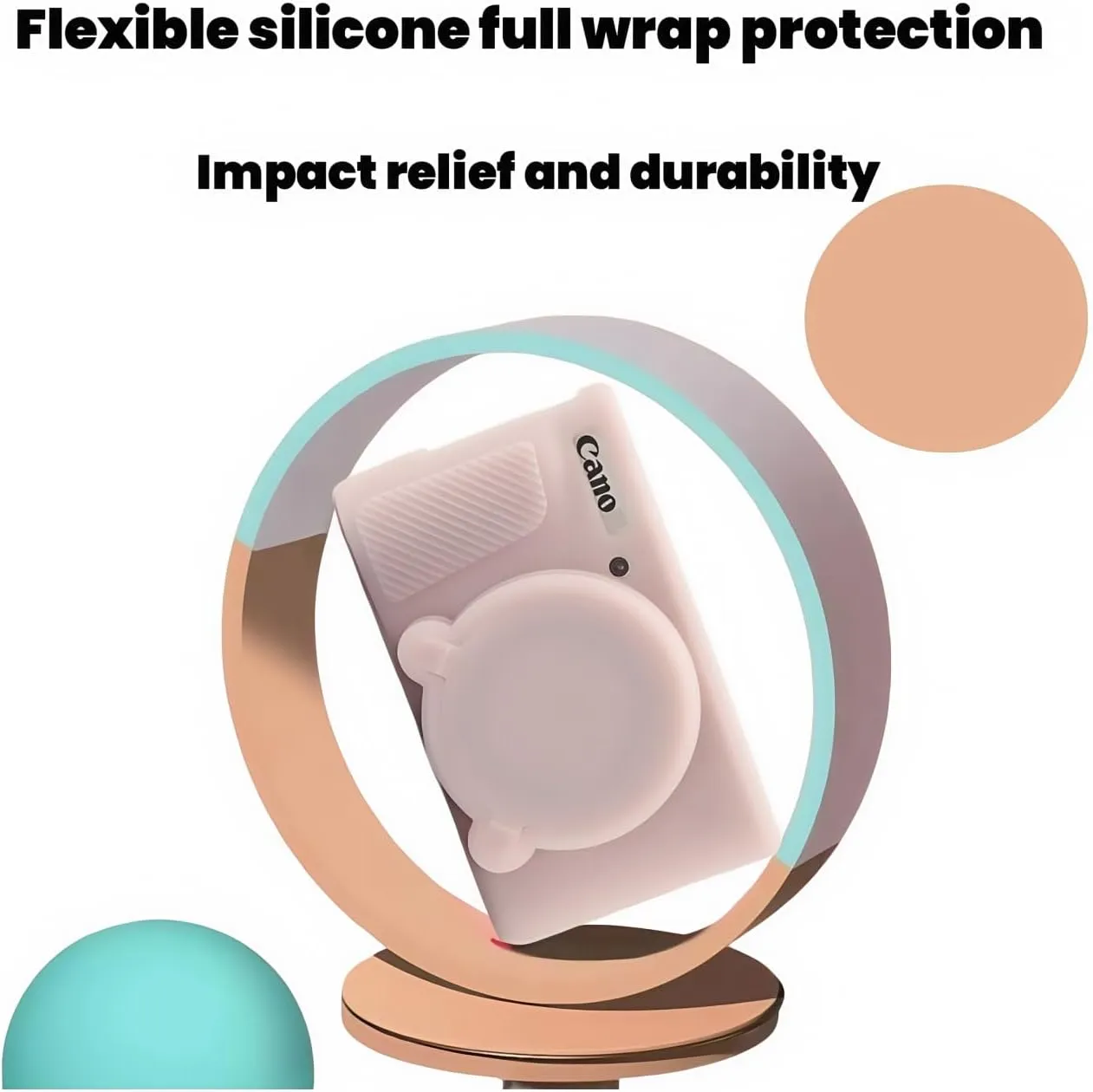 SZHSYJY Camera Case for Canon PowerShot SX740/ SX730 Digital Camera,Soft Silicone Protective Bag Removable Lens Cover,Anti-Scratch Slim Fit Lightweight Protective Case. (Jelly Pink)