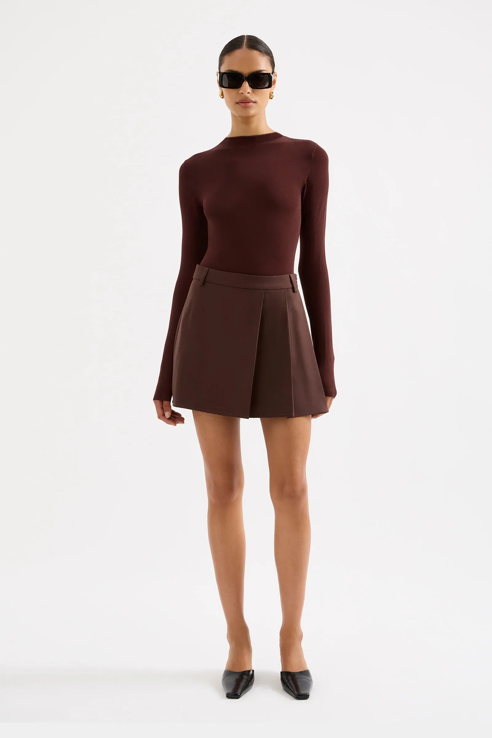 Tabi Sheer Knit Plum