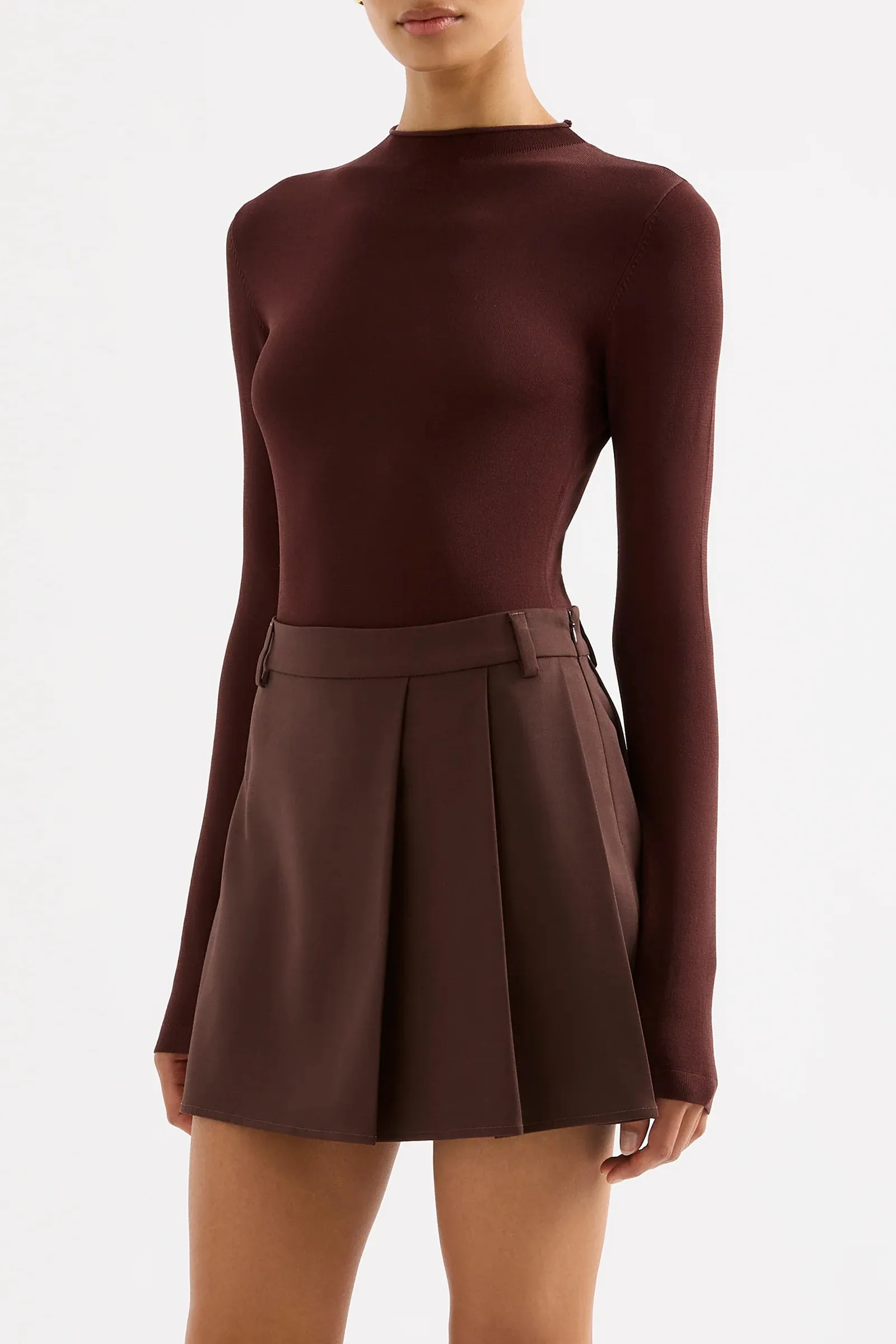 Tabi Sheer Knit Plum
