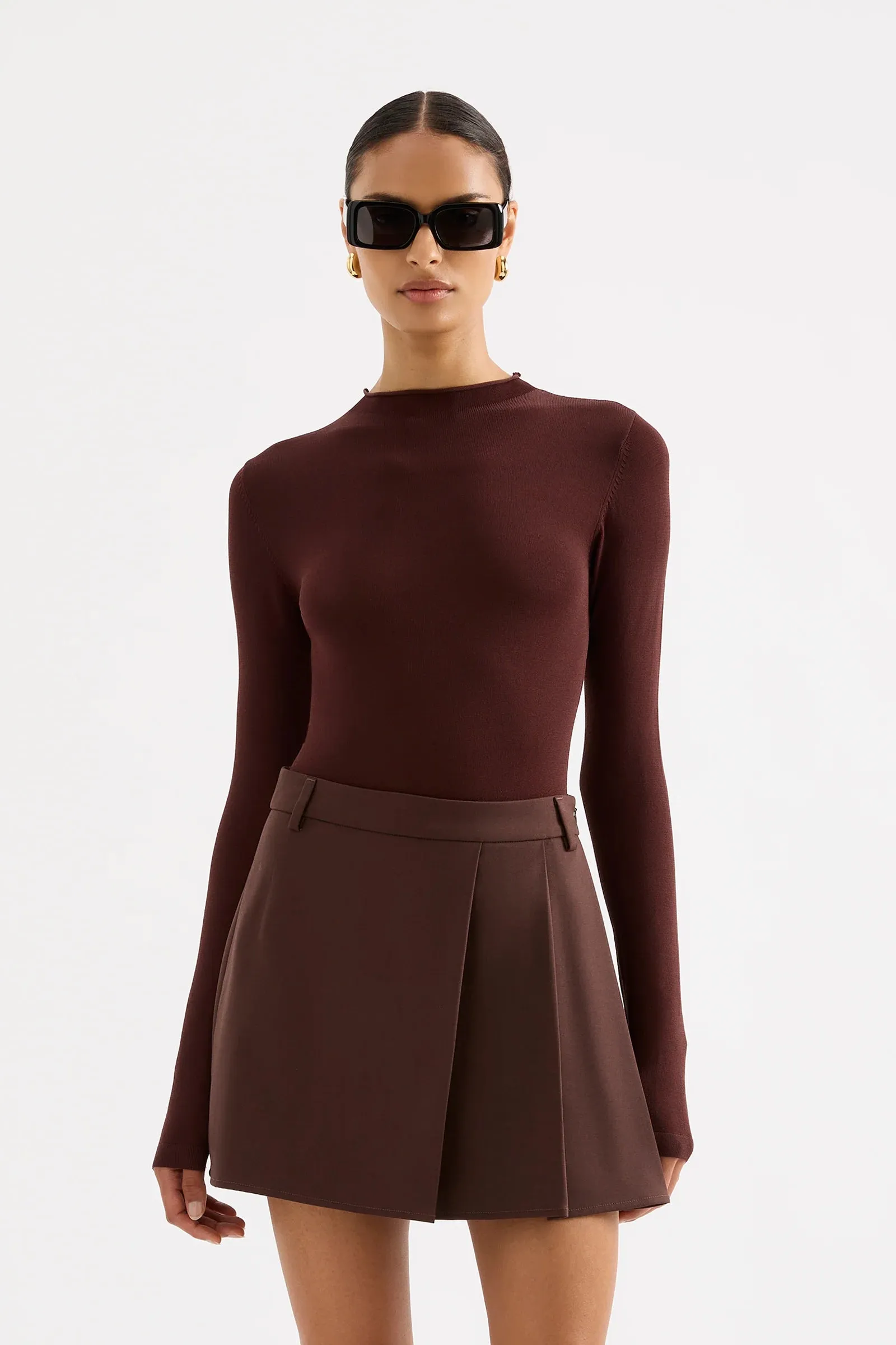 Tabi Sheer Knit Plum