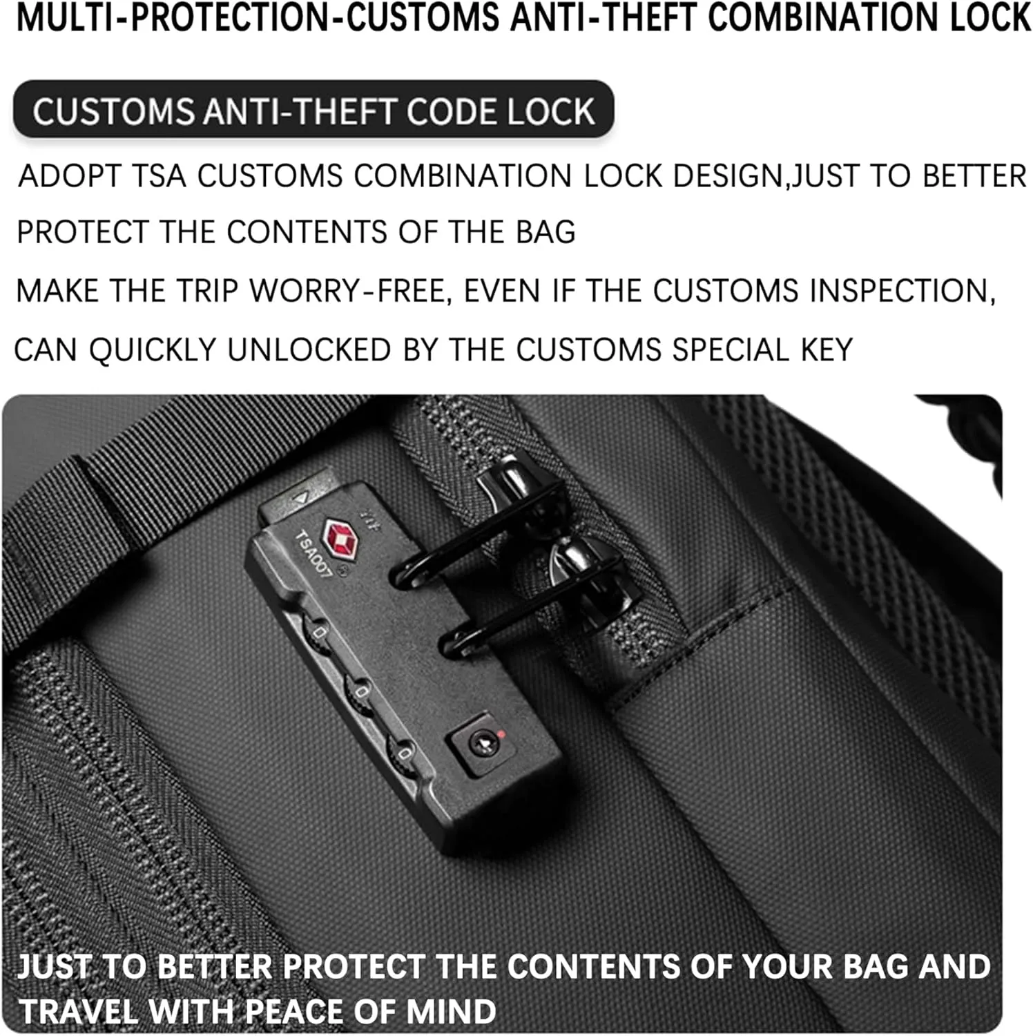VacPack Backpack with Vacuum, 60L Airback Backpack, Waterproof with TSA Lock, Compression Feature, Fits 17 Laptop, Ideal for Airplane Travel (Blue)
