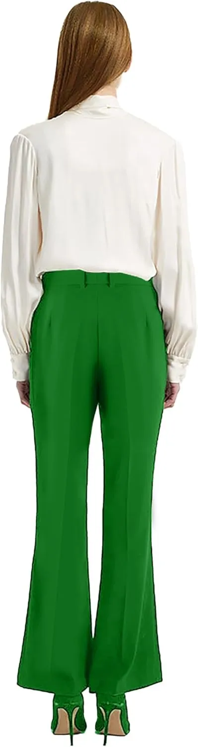 Wemaliyzd Women's Suits 2 Piece Work Office Peak Lapel Slim Fit Office Lady Blazer Pants