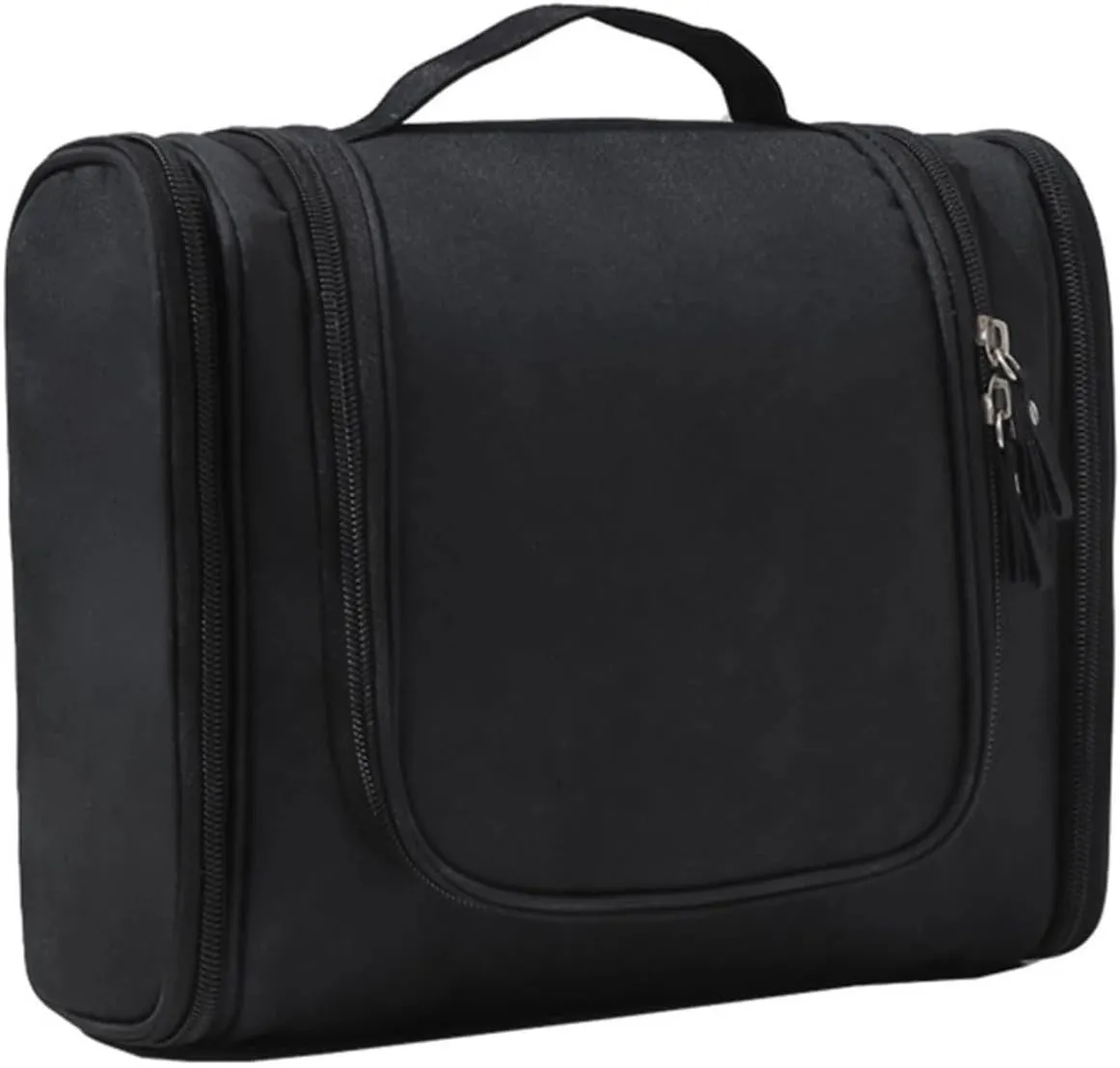 With Hanging Hook Women Men Travel Toiletry Bag Double Zipper Organizer