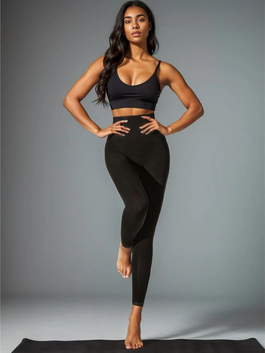Women Shapewear Leggings High Waist Footless Tights Tummy Control Butt Lift Thigh Slimmer Compression Pants