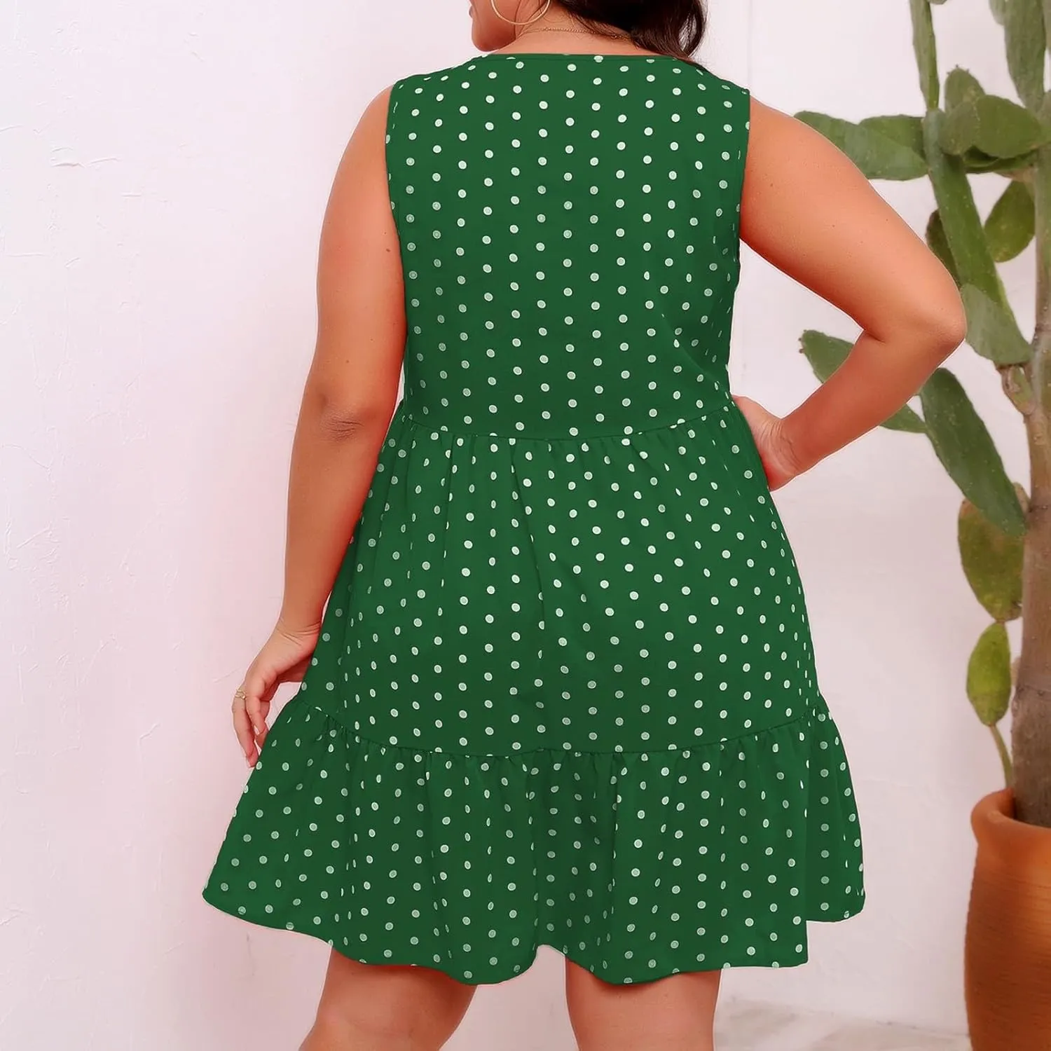 Women Summer Casual Dresses 2025 Plus Size Crew Neck Dress Sleeveless Beach Sundresses Flowy Tiered Tank T Shirt Dress