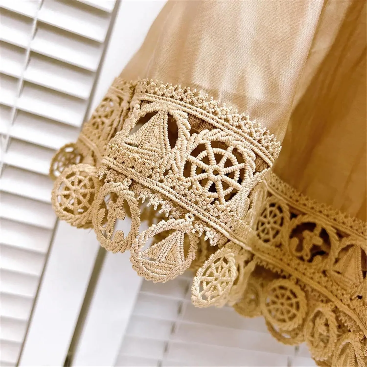 WomenS Embroidered Lace Jacket with Pleated Skirt Set Summer Holiday Wear Hollow Out Design Two Piece Outfit