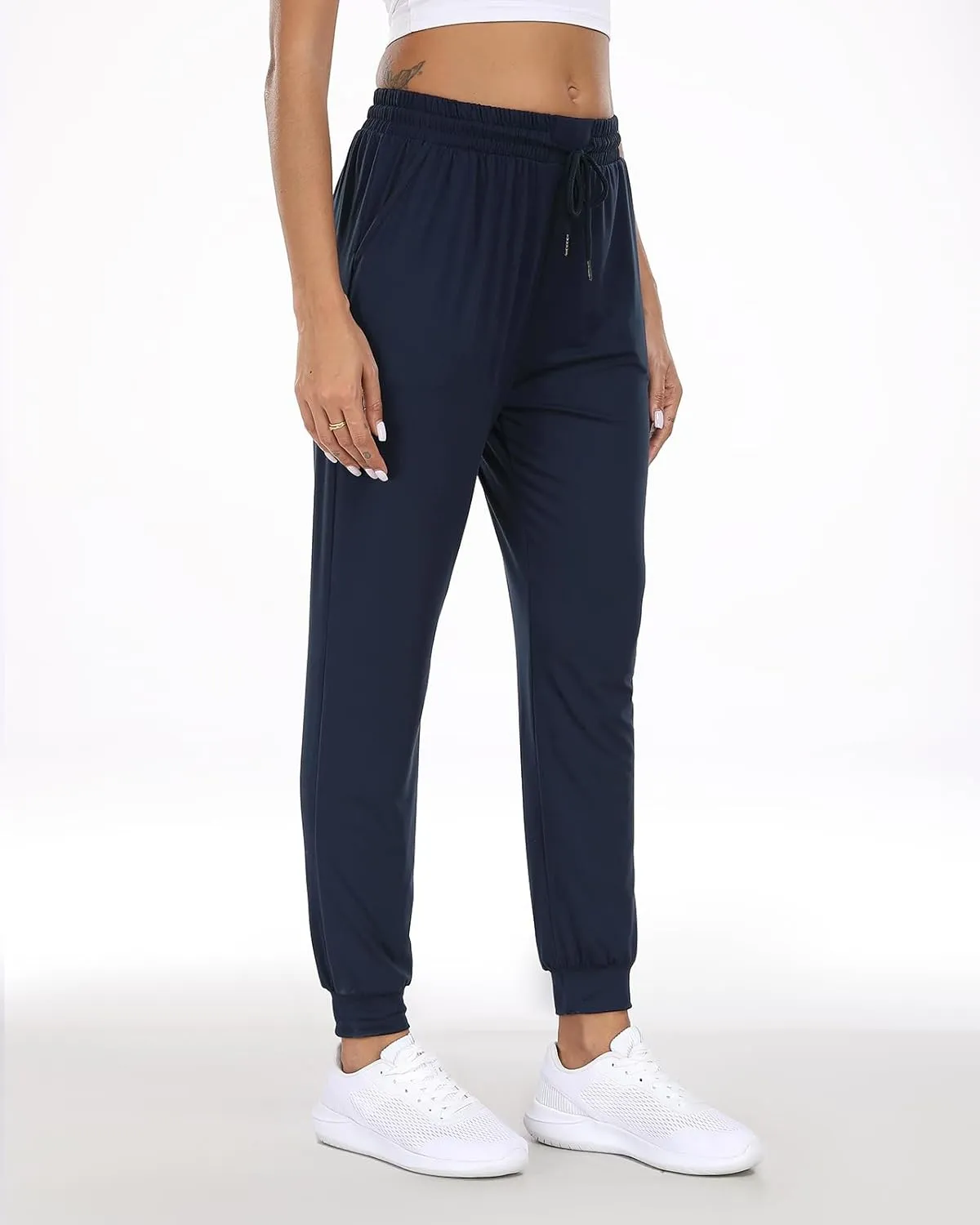 Women's Joggers with Pockets,Women Sweatpants for Loung Yoga Workout Running Casual Pants 3PACK