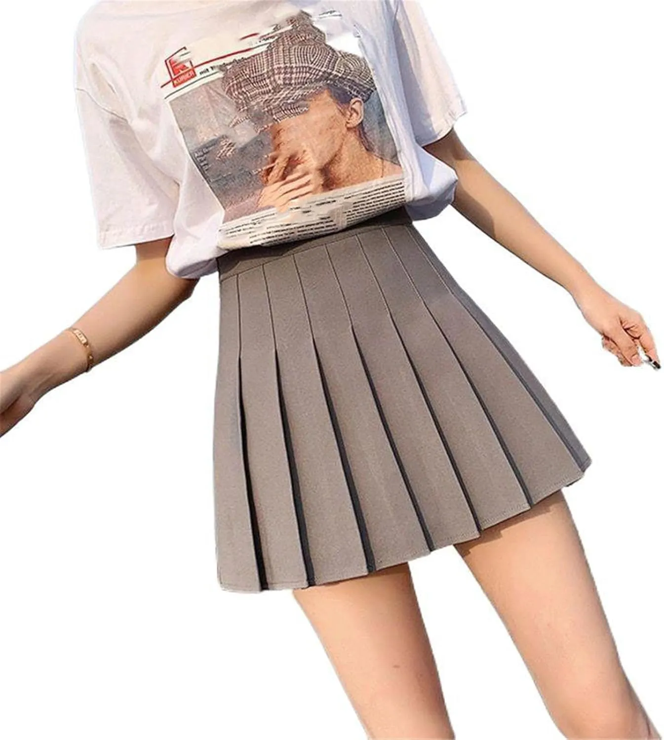 Women's Summer Short Skirt Pleated Mini Commuting Short Party Skirt