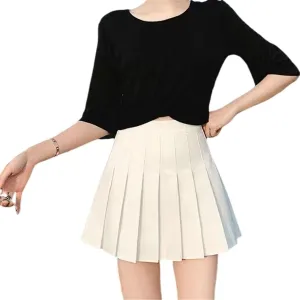 Women's Summer Short Skirt Pleated Mini Commuting Short Party Skirt