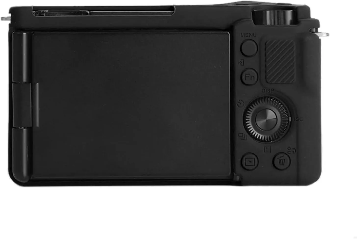 ZV-E10 Silicone Case, TUYUNG Rubber Housing Camera Case Protective Cover Skin for Sony ZV-E10, Black